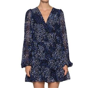 Ted Baker London Blue Floral Mini Dress